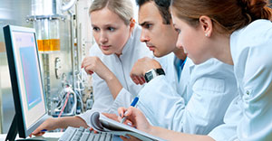 image of workers in a biology lab