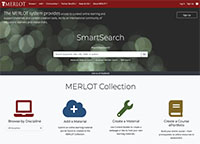 Screenshot of MERLOT